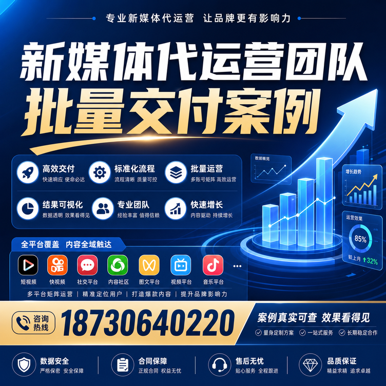 怒江代运营公司多客户账号批量高效交付案例
